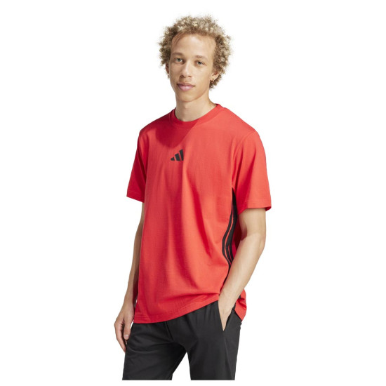 Adidas Ανδρική κοντομάνικη μπλούζα 3-Stripes Single Jersey Tee Adidas Ανδρική κοντομάνικη μπλούζα 3-Stripes Single Jersey Tee